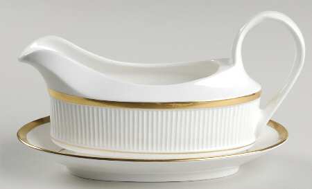 Golden Glory Gravy Boat & Underplate