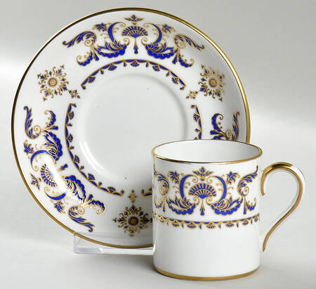 Grosvenor Square Flat Demitasse Cup & Saucer Set