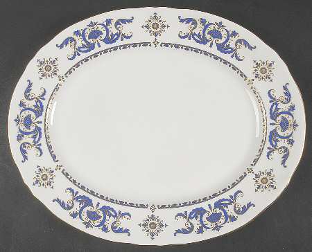 Grosvenor Square 13" Oval Serving Platter