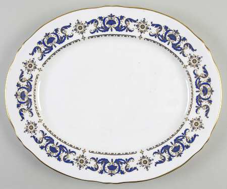 Grosvenor Square 15" Oval Serving Platter