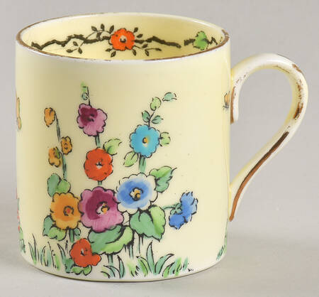 Hollyhock Flat Demitasse Cup