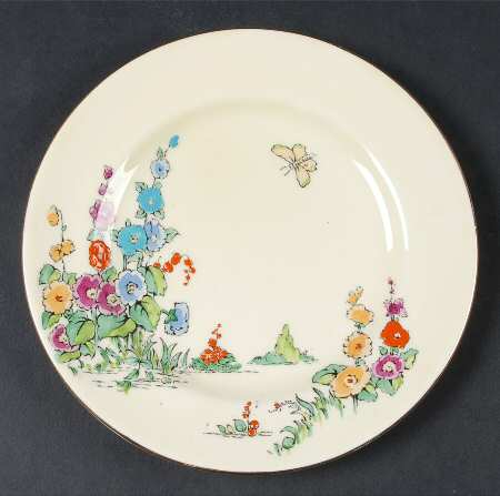 Hollyhock Dessert/Pie Plate