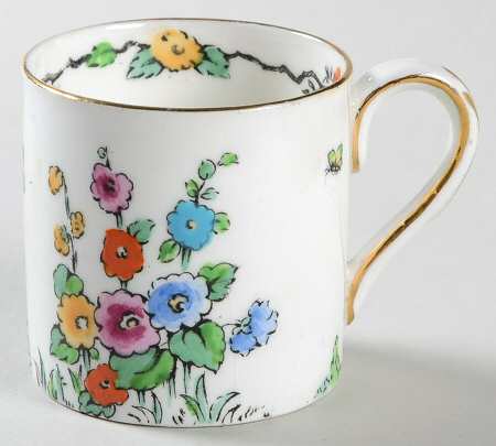 Hollyhock Flat Demitasse Cup