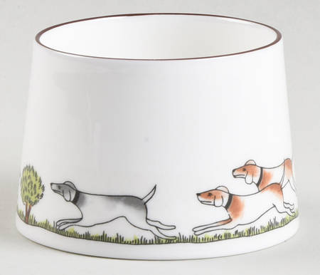 Hunting Scene Mini Open Sugar Bowl