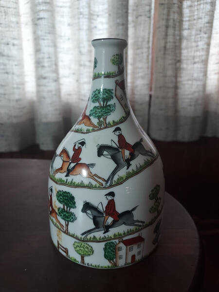 Hunting Scene Decanter No Stopper