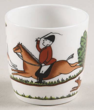 Hunting Scene Single Egg Cup