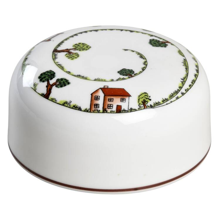 Hunting Scene Lid for Large Ginger Jar