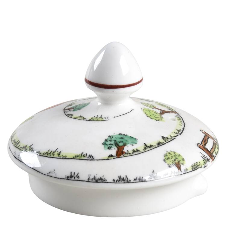 Hunting Scene Lid for Coffee Pot