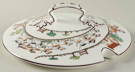 Hunting Scene Lid for Tureen
