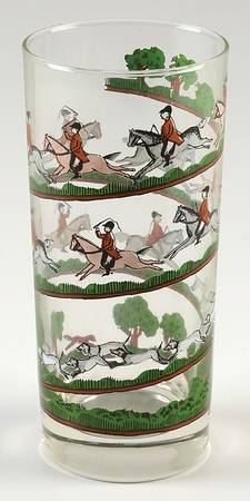 Hunting Scene 16 Oz Glassware Highball