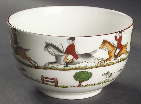 Hunting Scene Rice Bowl
