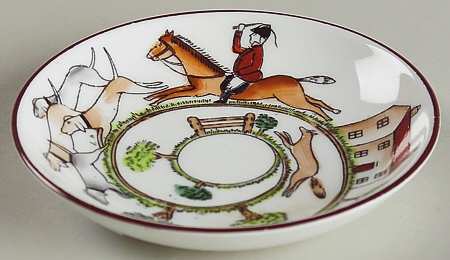 Hunting Scene Butter Pat