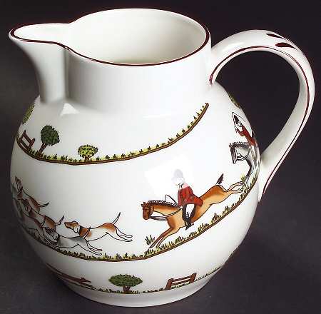 Hunting Scene 28 Oz Pitcher