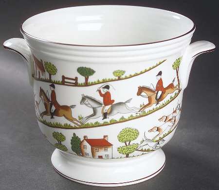 Hunting Scene Medium Cachepot