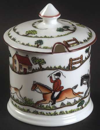 Hunting Scene Jam/Jelly & Lid