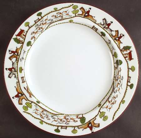 Hunting Scene 13" Chop Plate (Round Platter)