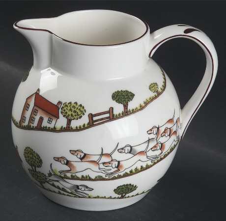 Hunting Scene 16 Oz Pitcher