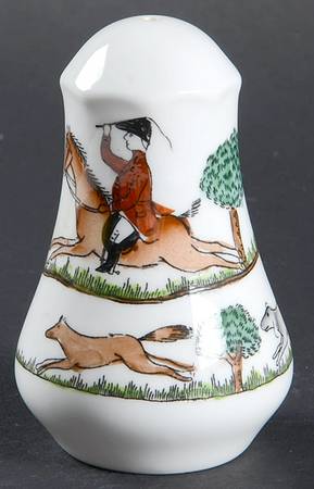 Hunting Scene Salt Shaker