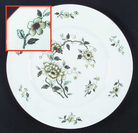 Imari Green Dinner Plate