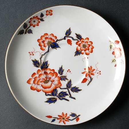 Imari Coral Saucer for Cream Soup Bowl