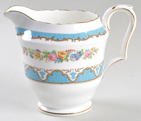 Lyric Tunis Blue (Embossed Line Rim) 20 Oz Pitcher