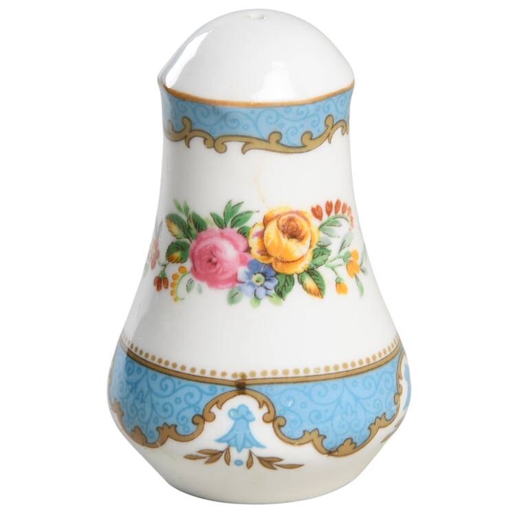 Lyric Tunis Blue (Embossed Line Rim) Salt Shaker