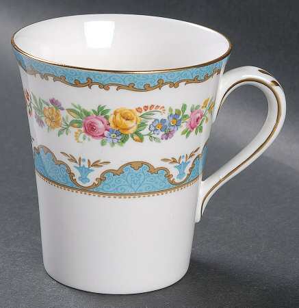 Lyric Tunis Blue (Embossed Line Rim) Mug