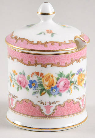 Lyric Tunis (Scalloped) Mustard Jar & Lid