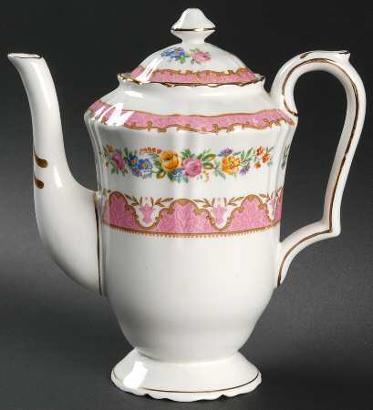 Lyric Tunis (Scalloped) Mini Coffee Pot & Lid