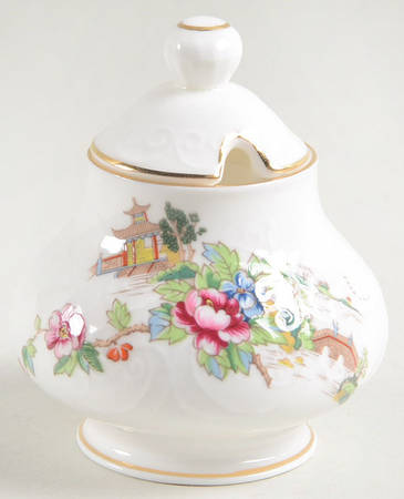 Pagoda Mustard Jar & Lid