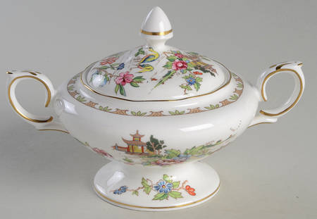 Pagoda Sugar Bowl & Lid