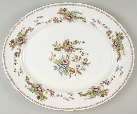 Pagoda 15" Oval Serving Platter