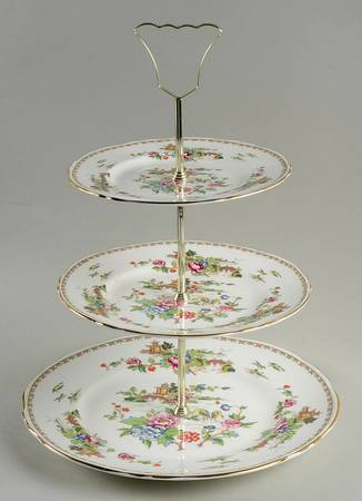 Pagoda 3-Tiered Serving Tray (DP, SP, BB)