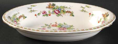 Pagoda 10" Oval Vegetable Bowl