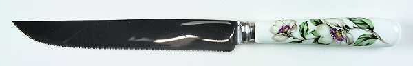 Pear Blossom Cake Knife/Server with Stainless Blade