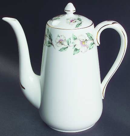 Pear Blossom Coffee Pot & Lid