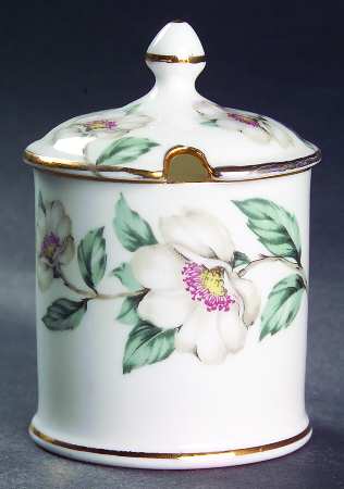 Pear Blossom Mustard Jar & Lid