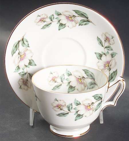 Pear Blossom Oversized Cup & Saucer Set