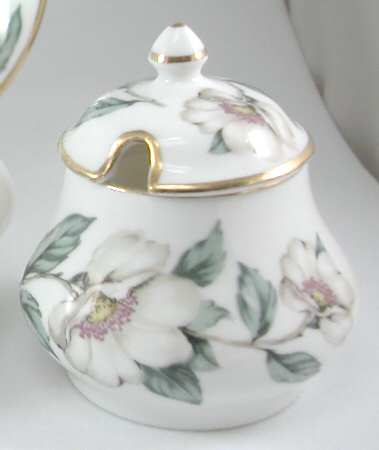 Pear Blossom Mustard Jar & Lid