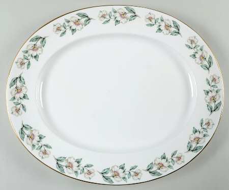 Pear Blossom 15" Oval Serving Platter