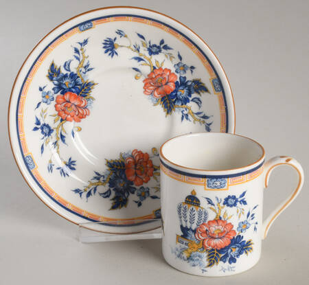 Penang Flat Demitasse Cup & Saucer Set