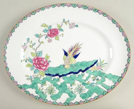Rock Bird 13" Oval Serving Platter