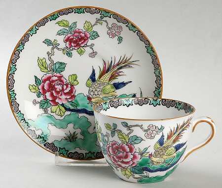 Rock Bird Flat Cup & Saucer Set