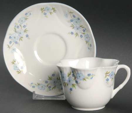 Rock Garden Flat Cup & Saucer Set