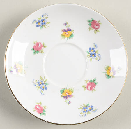 Rose Pansy Saucer