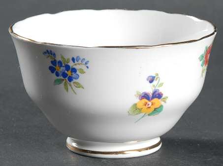 Rose Pansy Mini Open Sugar Bowl