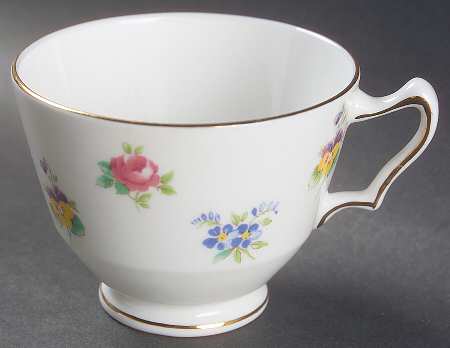 Rose Pansy Footed Cup