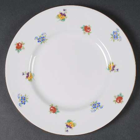 Rose Pansy Salad Plate