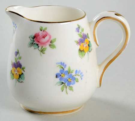 Rose Pansy Mini Creamer