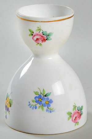 Rose Pansy Double Egg Cup
